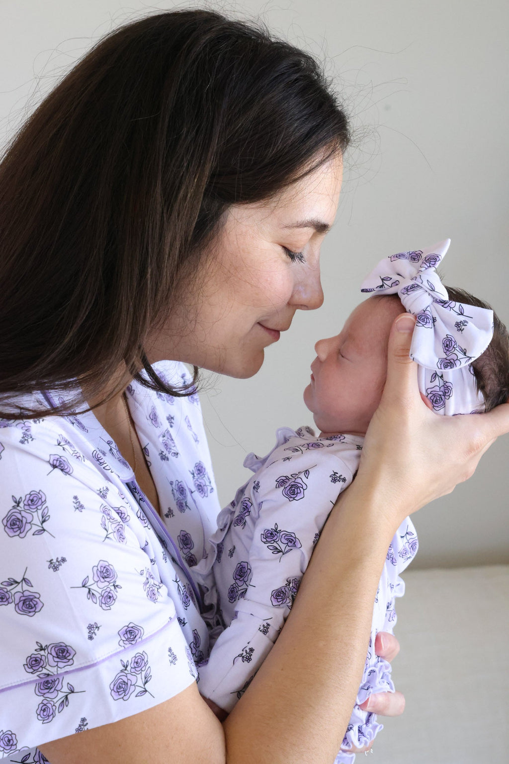 Knit Large Bow Headwrap | Amethyst Garden