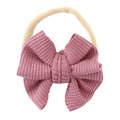 Bamboo Waffle Bow Headbands