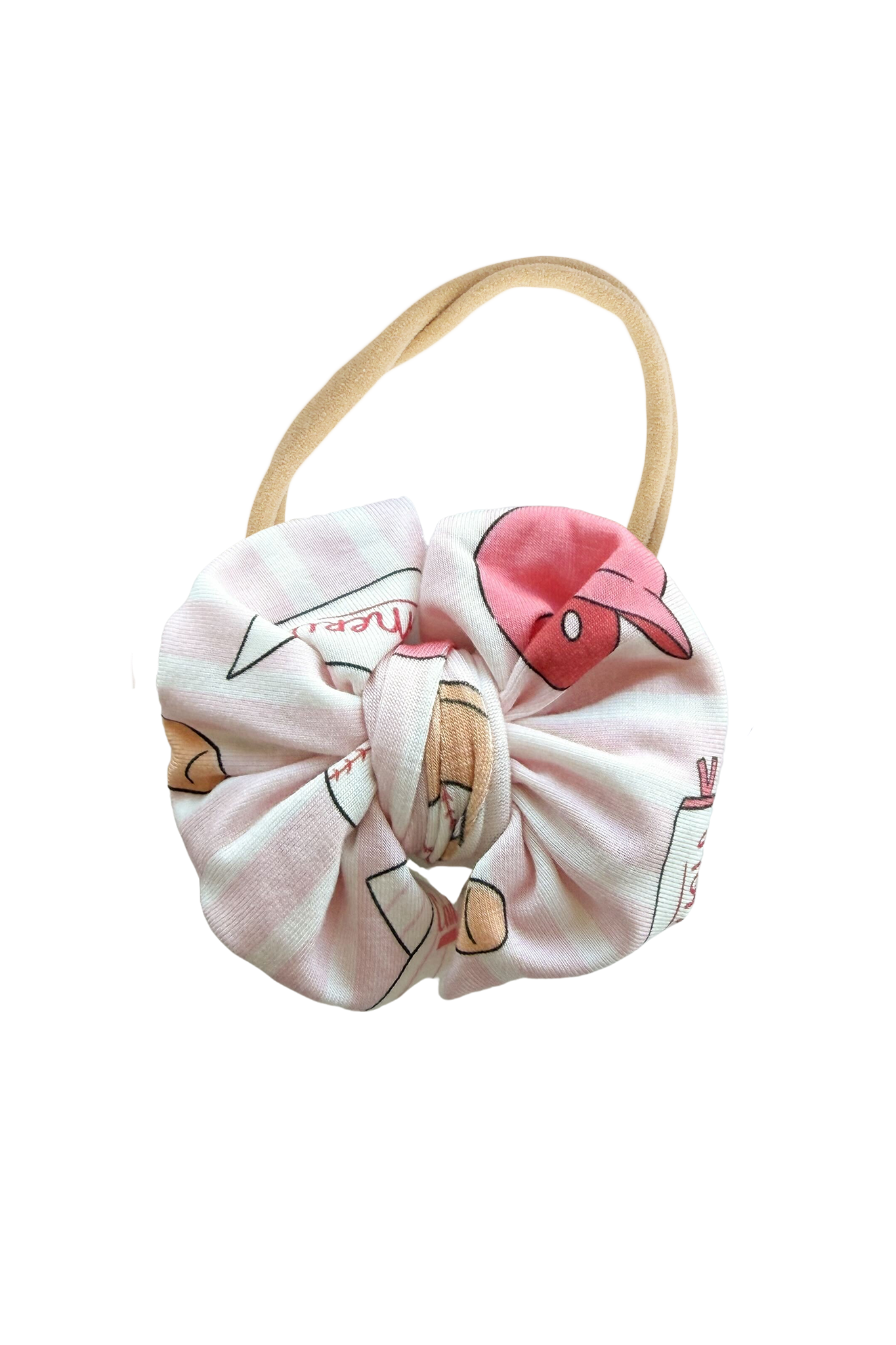 Ballpark Babes Knit Bow Headband