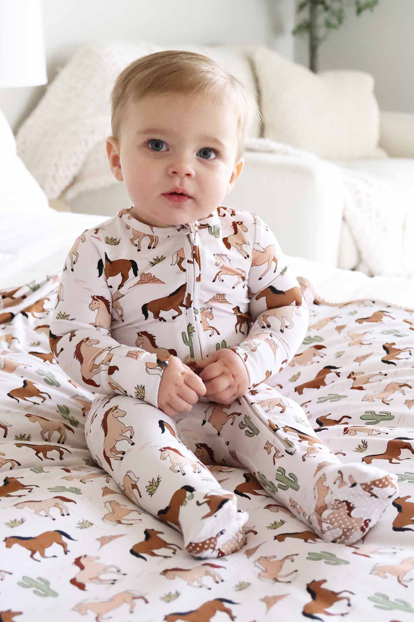 Zipper Footie | Pony Club Neutral