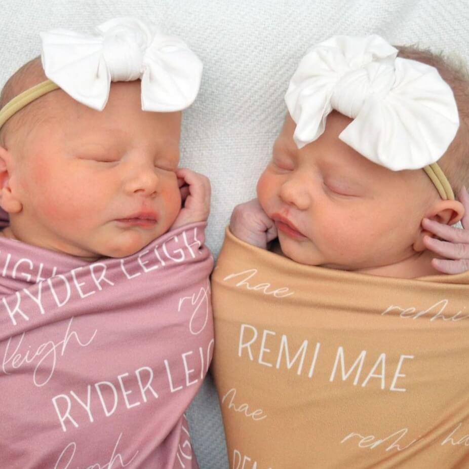 Solid White Knit Bow Headband