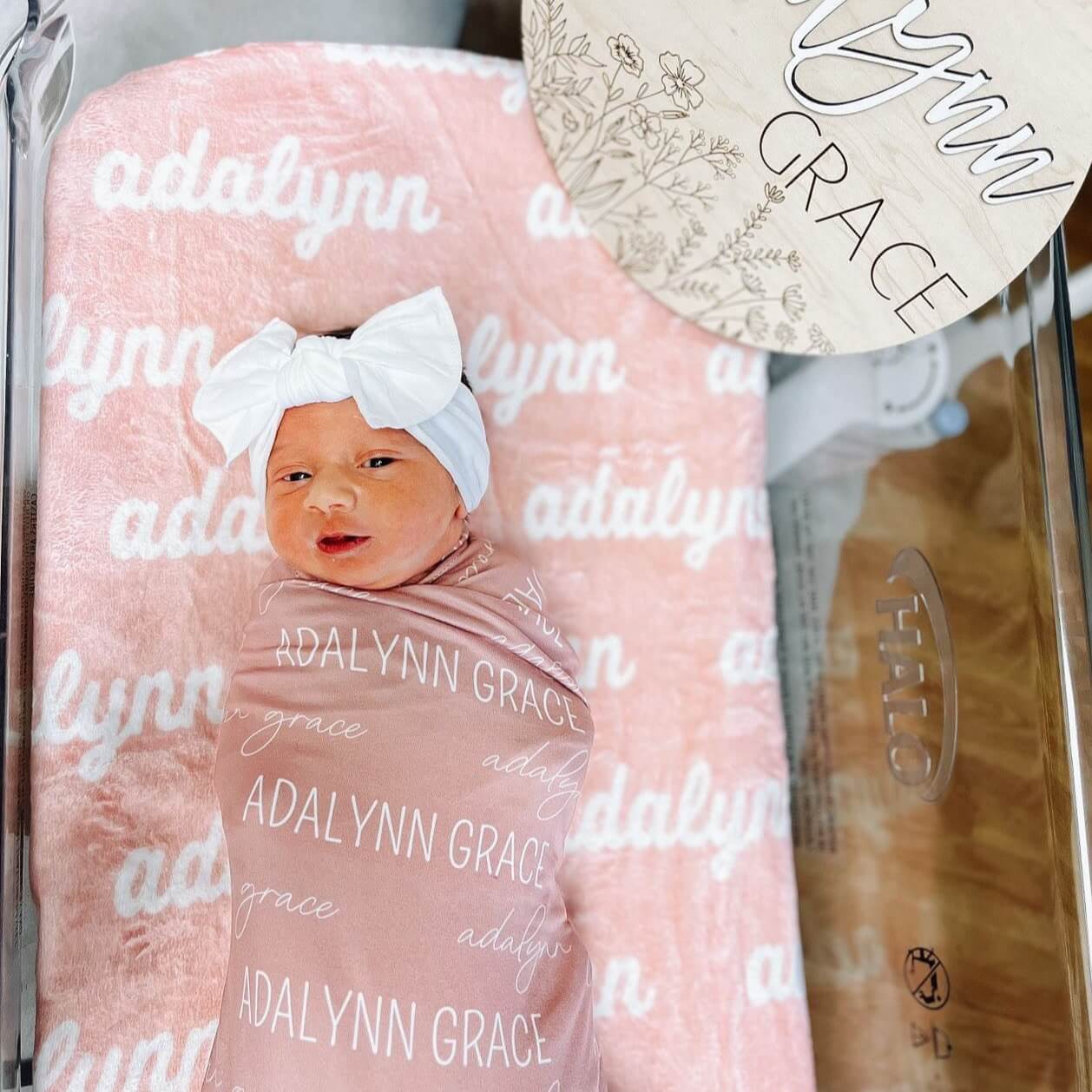 Solid White Knit Large Bow Headwrap