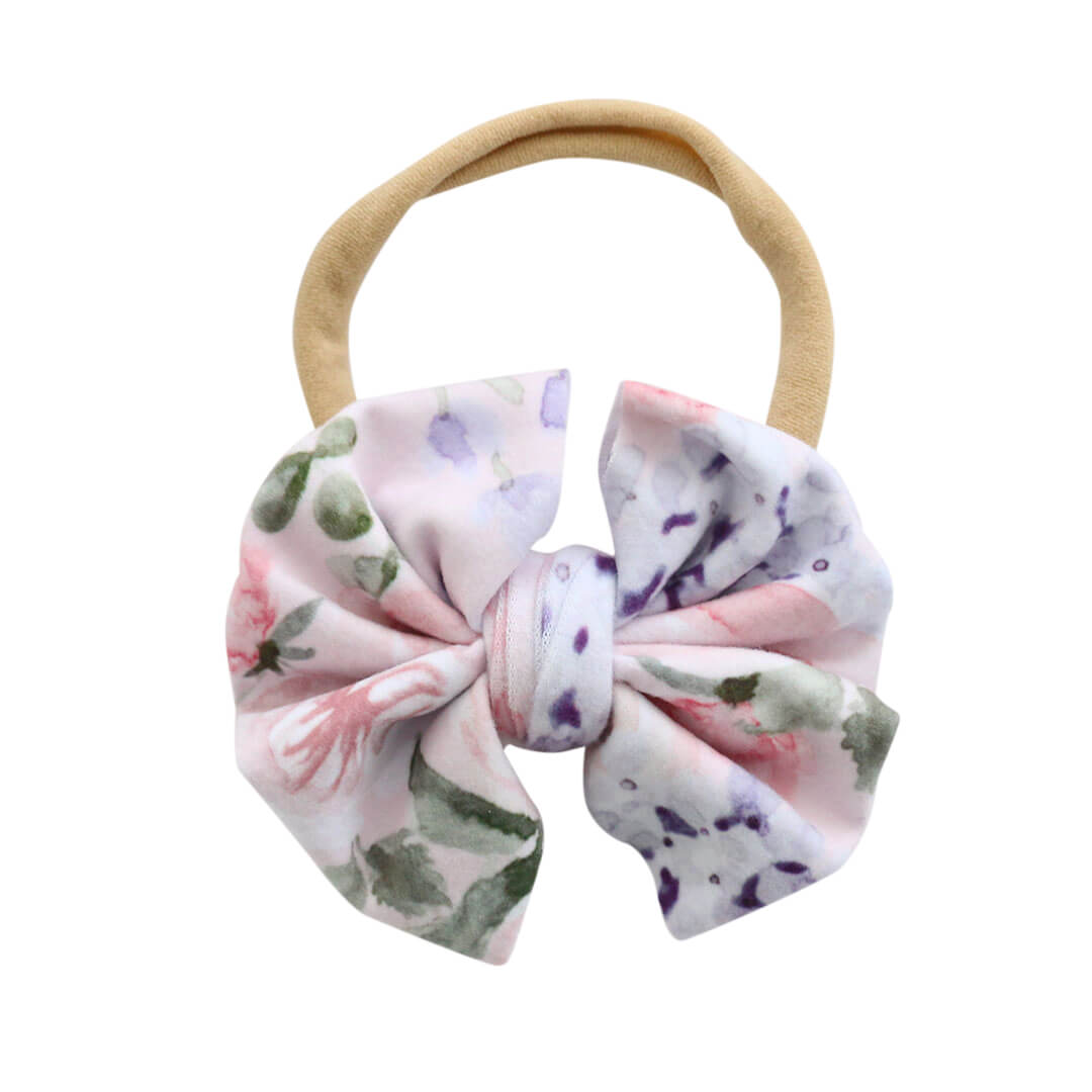 Henlee's Hydrangea Knit Bow Headband