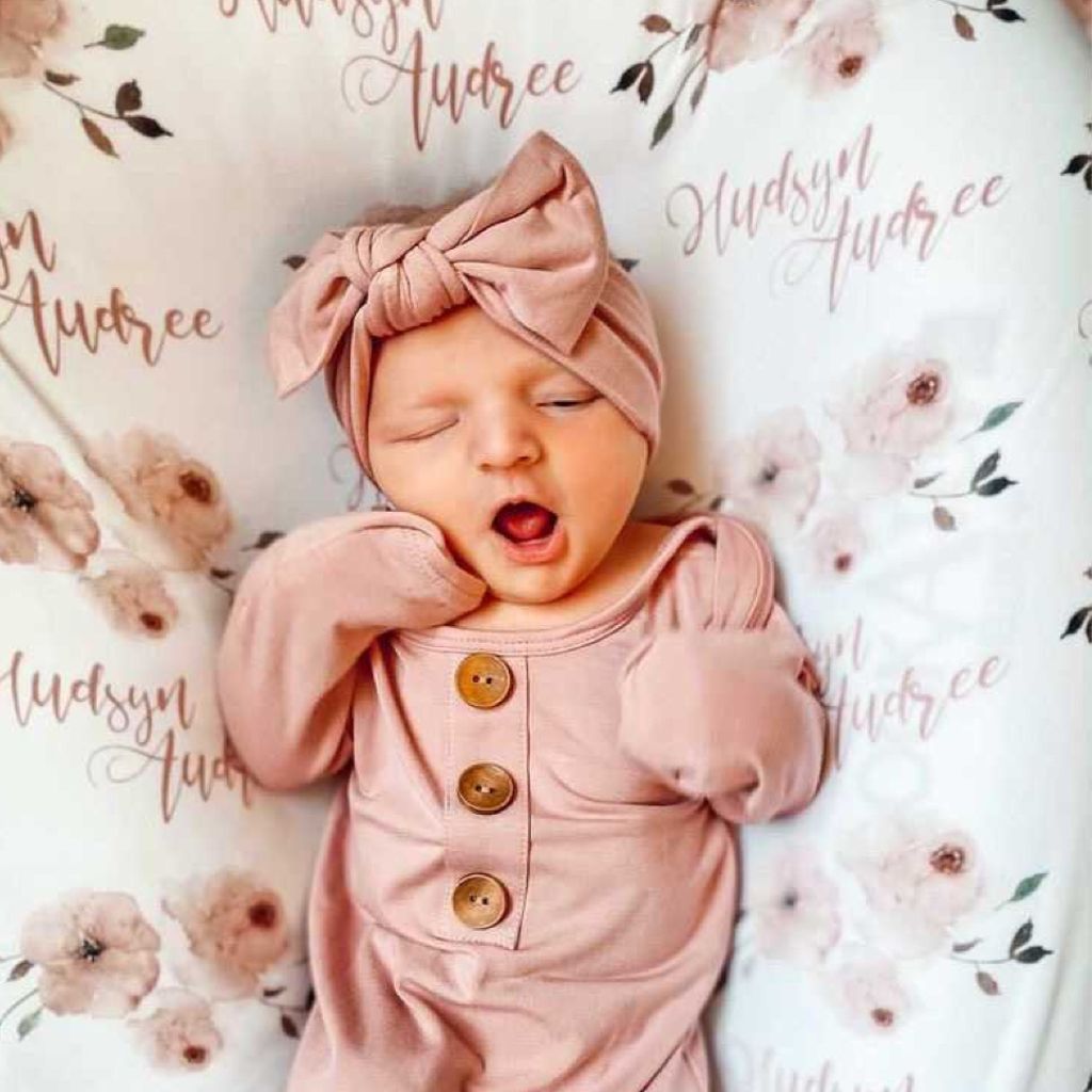 Solid Knit Large Bow Headwraps