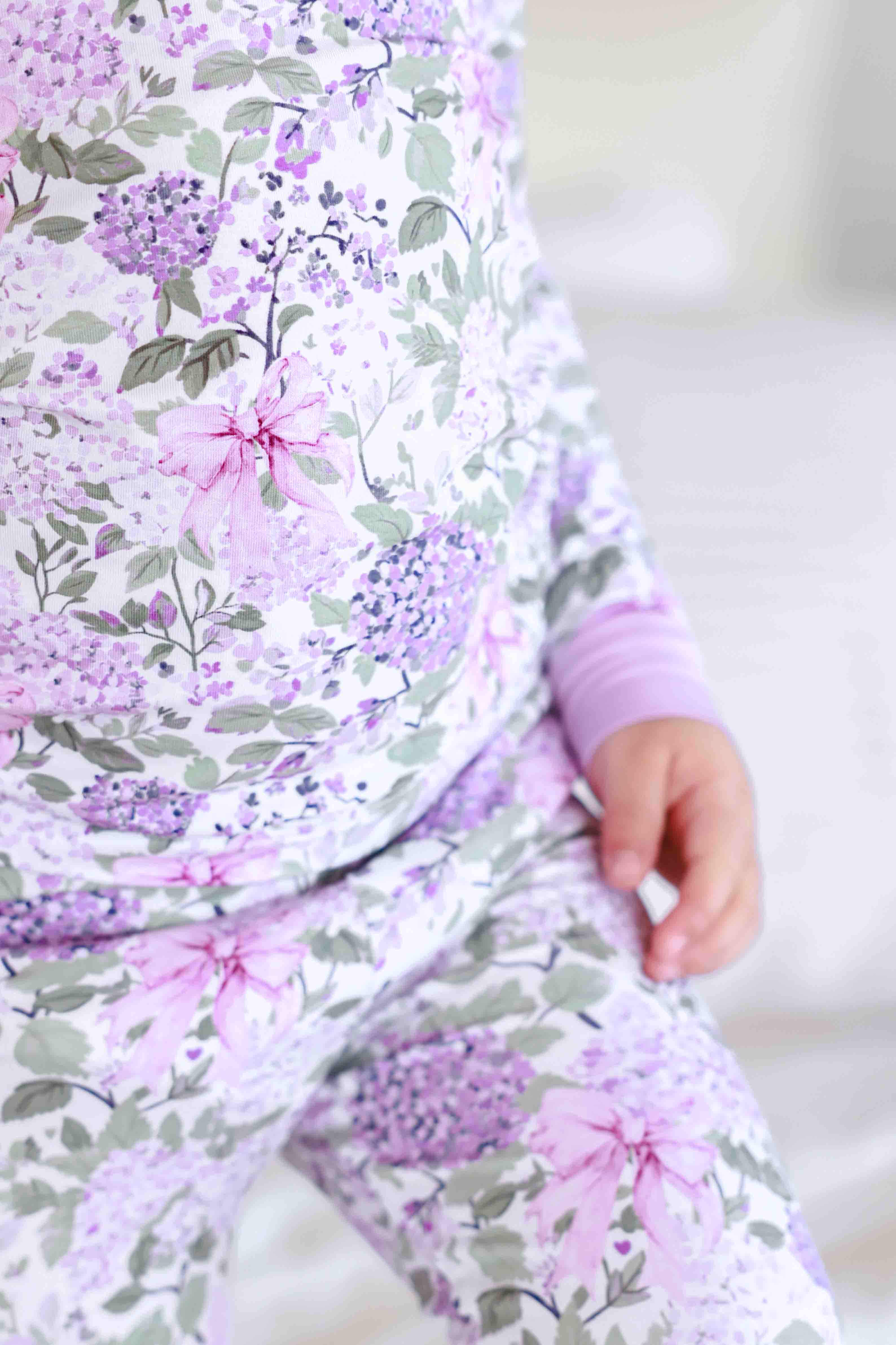 Two Piece Pajama Set | Lavender Lullaby