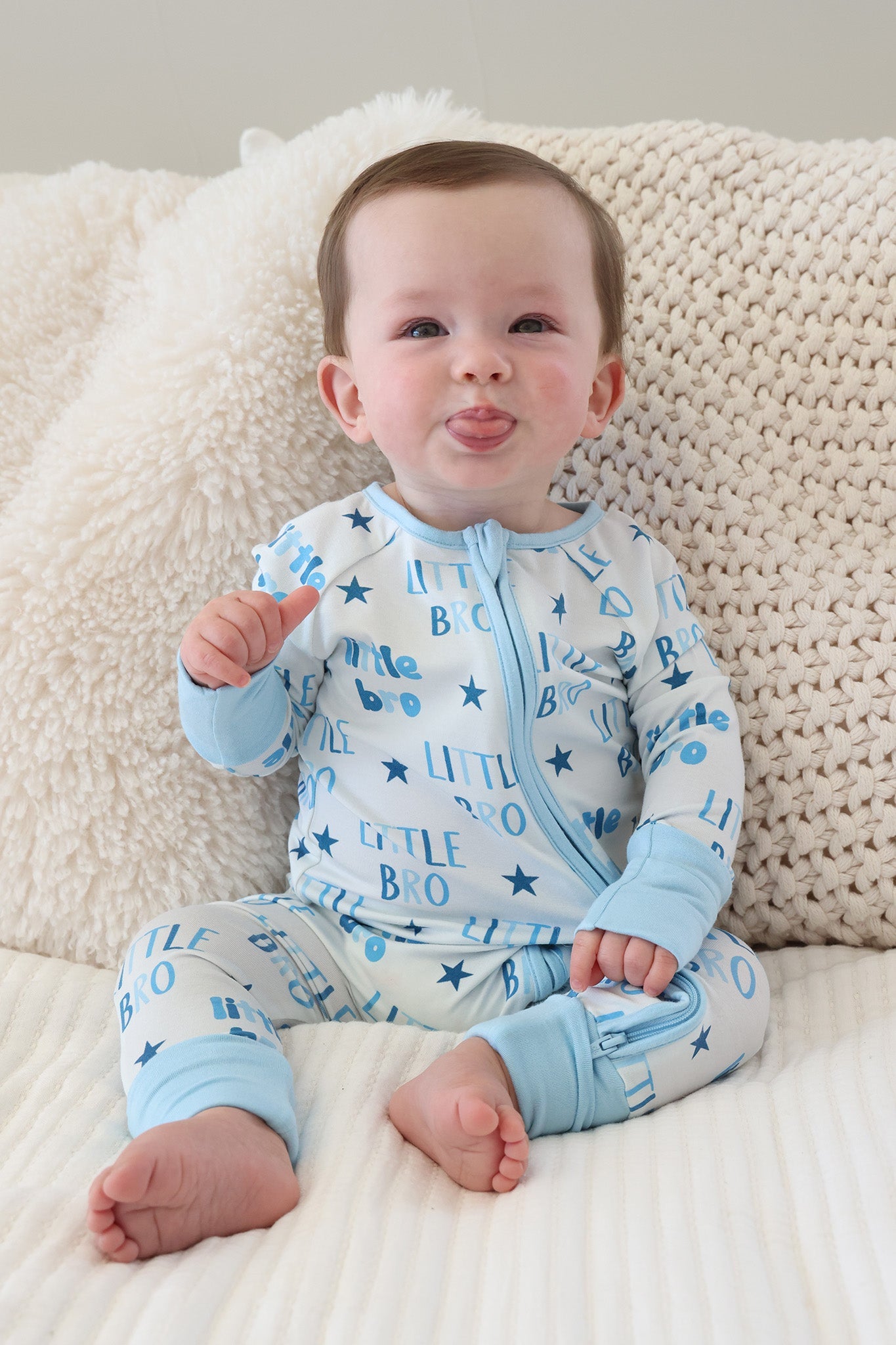Convertible Zip Romper | Little Bro
