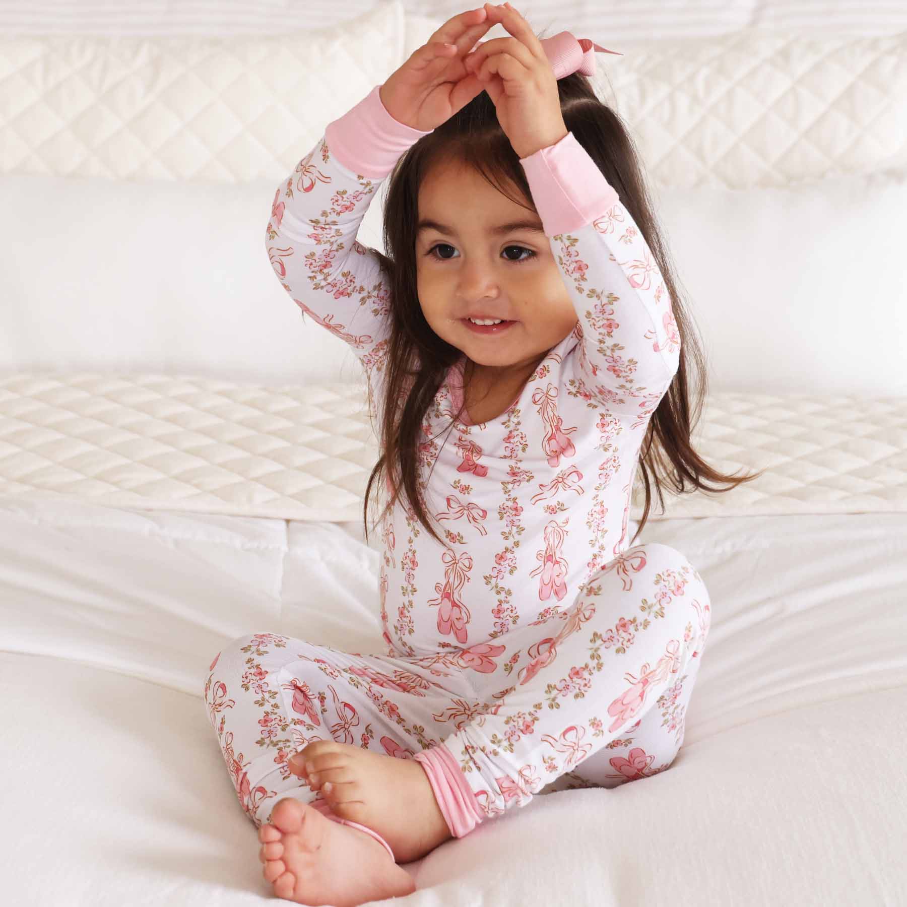 Ballet Blossoms Two Piece Pajama Set