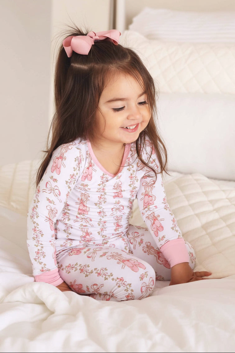Ballet Blossoms Two Piece Pajama Set