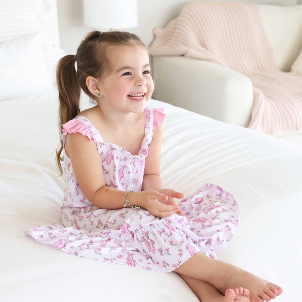 Full Length Ruffle Nightgown | Ballet Dreams