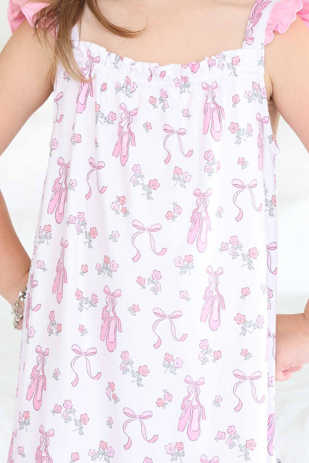 Full Length Ruffle Nightgown | Ballet Dreams