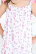 Full Length Ruffle Nightgown | Ballet Dreams