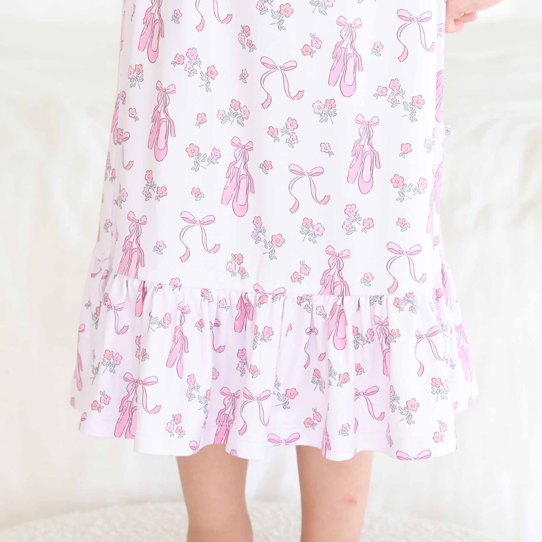 Full Length Ruffle Nightgown | Ballet Dreams