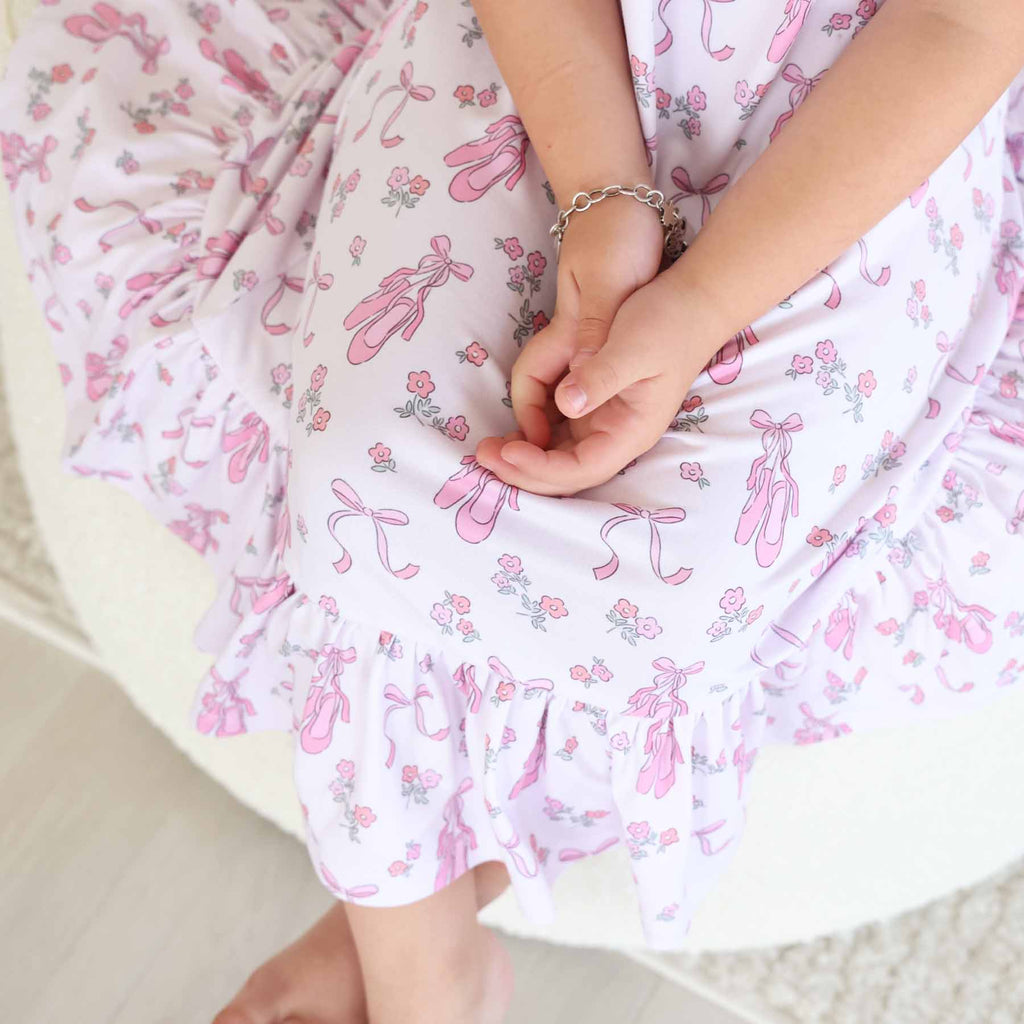 Full Length Ruffle Nightgown | Ballet Dreams