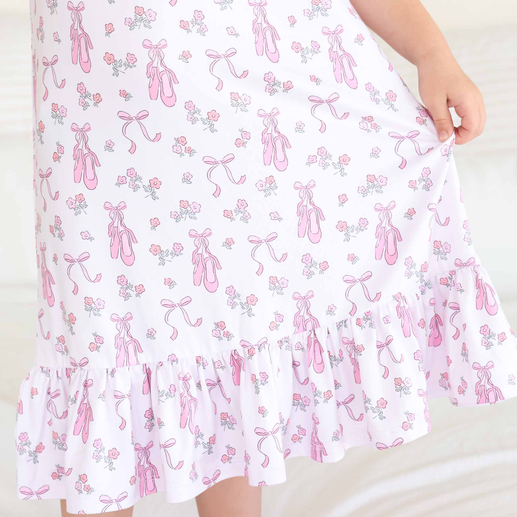 Full Length Ruffle Nightgown | Ballet Dreams