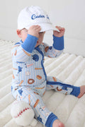 Ballpark Bros Convertible Zip Romper