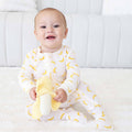 Go Bananas Bamboo Waffle Zipper Footie
