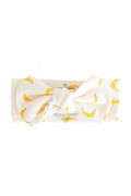 Go Bananas Bamboo Waffle Knit Large Bow Headwrap
