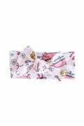 Bathtime Besties Knit Large Bow Headwrap | Pink
