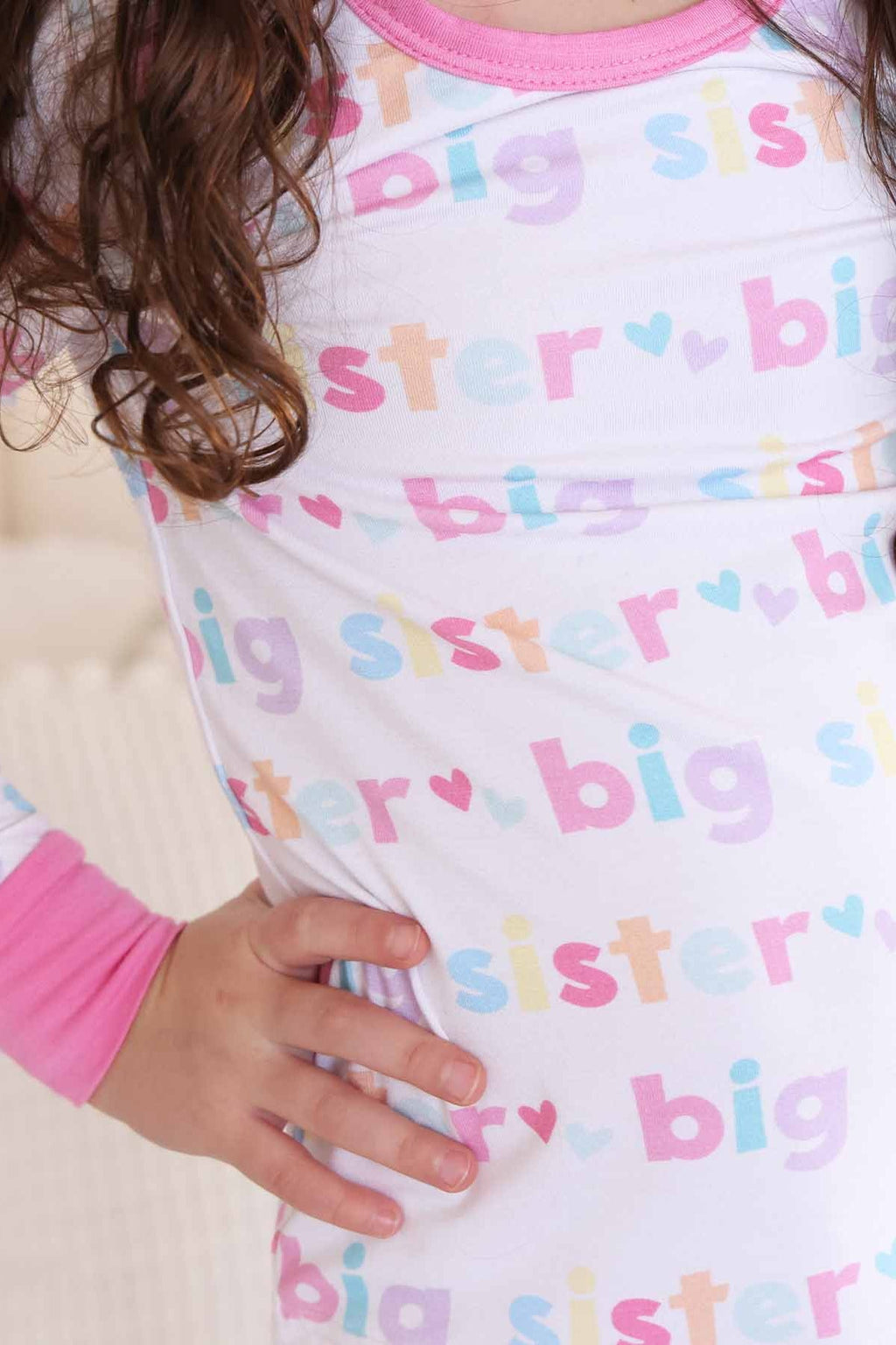 Big Sister Two Piece Pajama Set