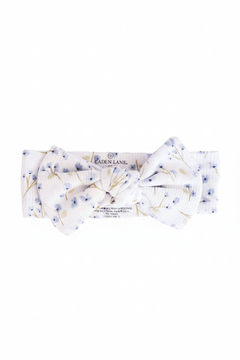 Bamboo Waffle Knit Large Bow Headwraps