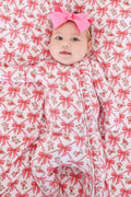 Bow Besties Ruffle Zipper Footie