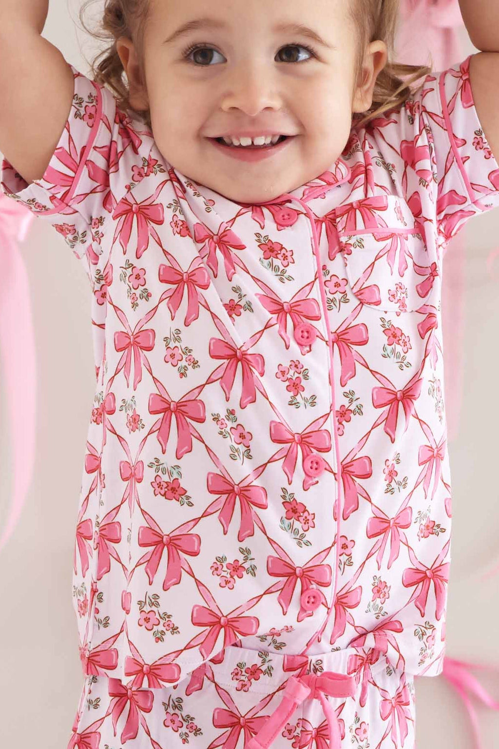 Two Piece Short Lounge Set | Bow Besties