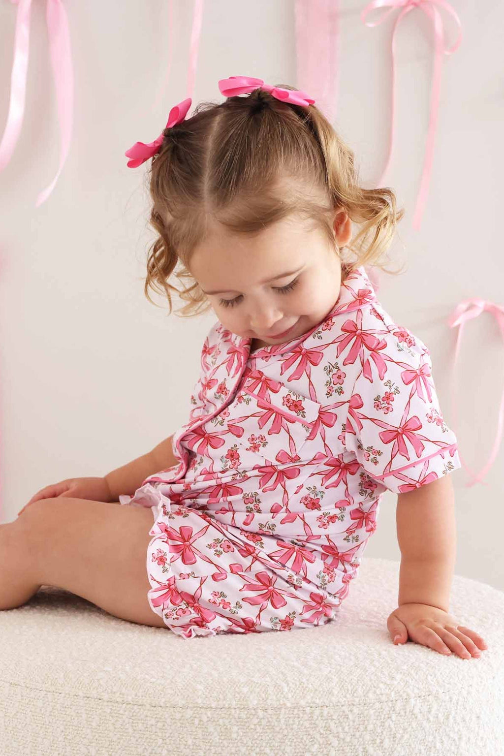 Two Piece Short Lounge Set | Bow Besties