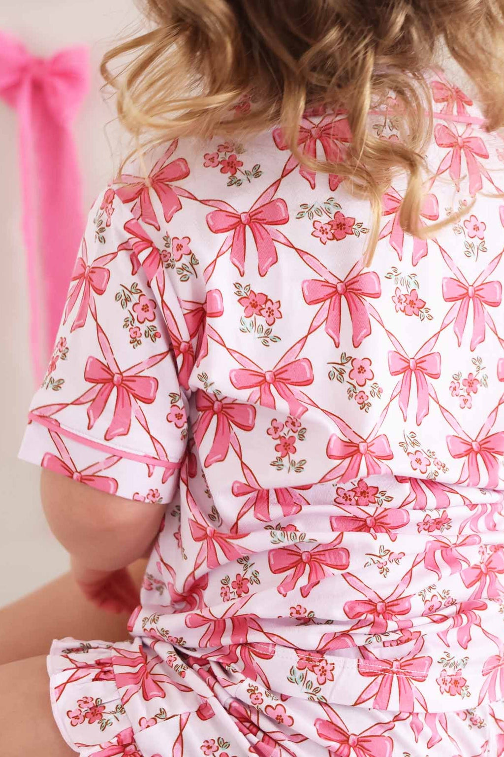 Two Piece Short Lounge Set | Bow Besties