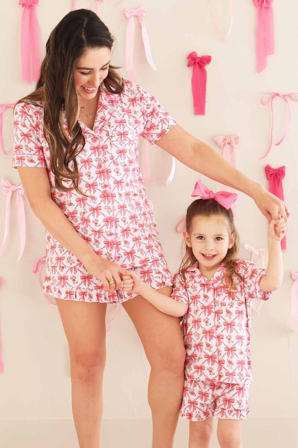 Two Piece Short Lounge Set | Bow Besties