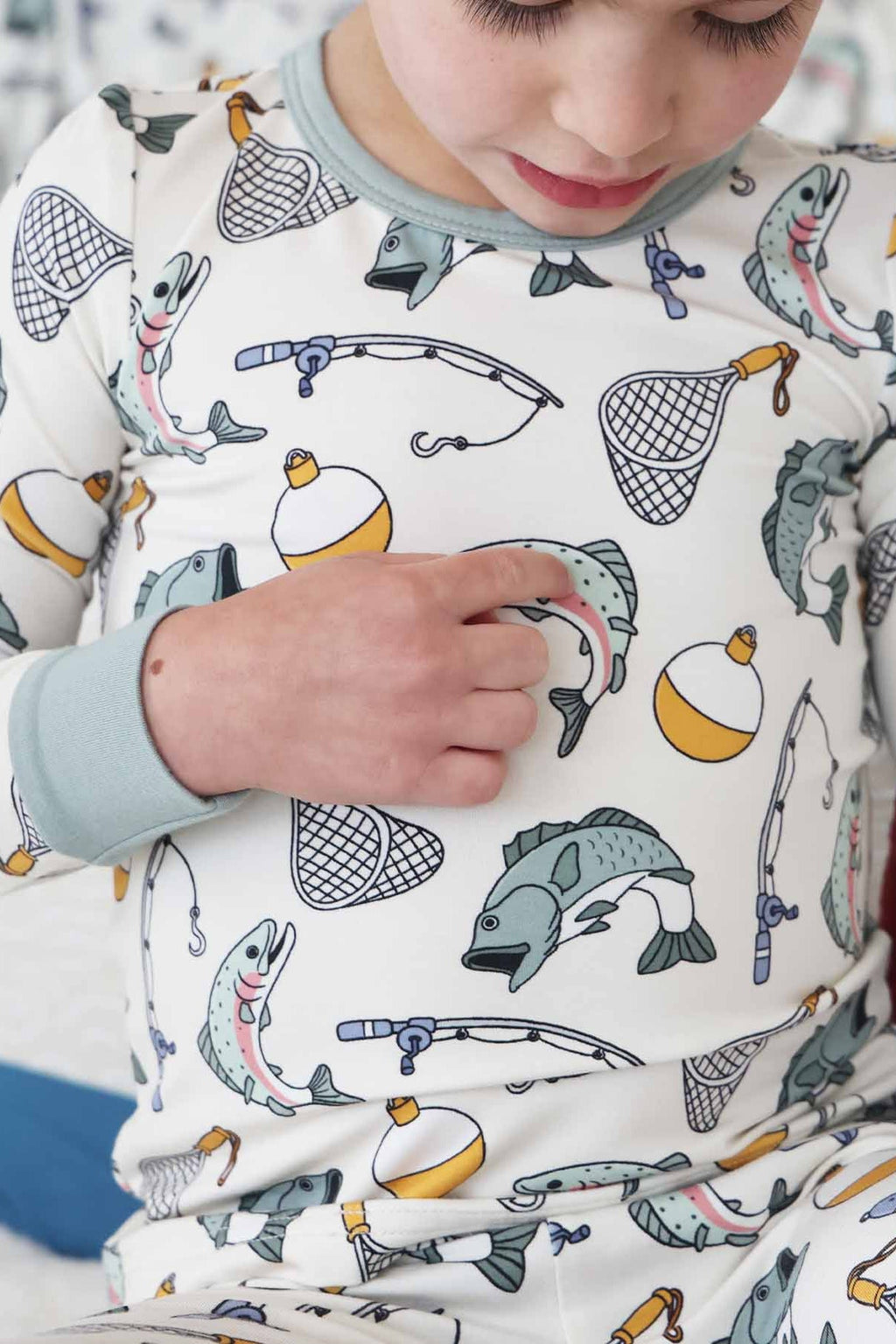Catch of the Day Two Piece Pajama Set