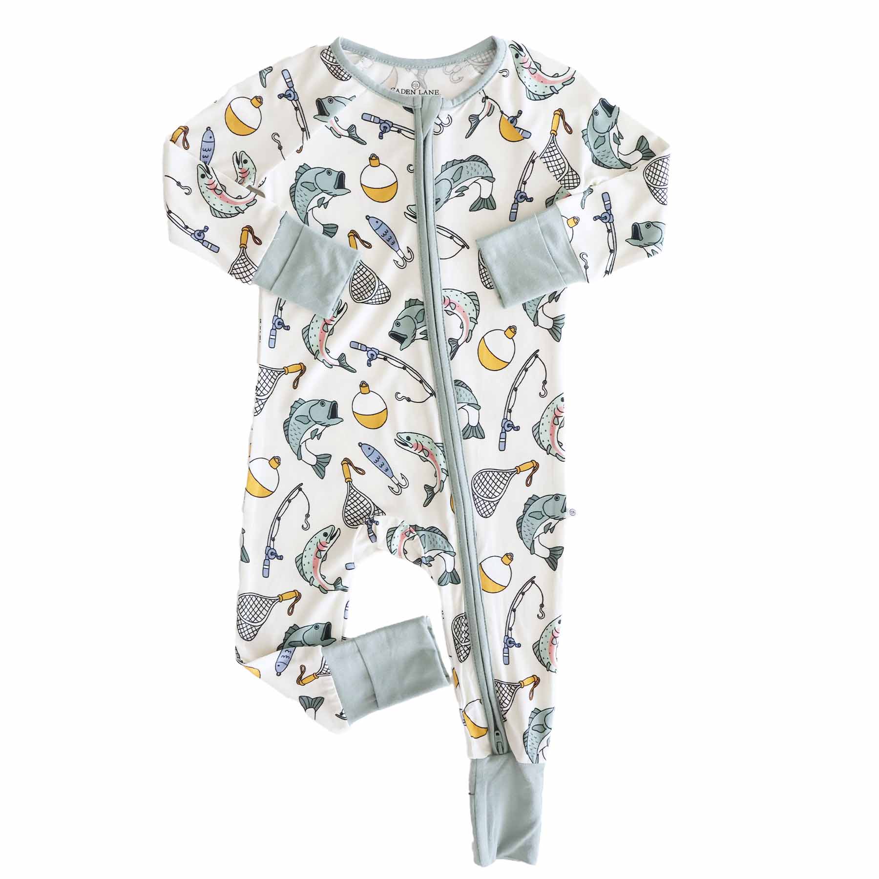 Catch of the Day Convertible Zip Romper