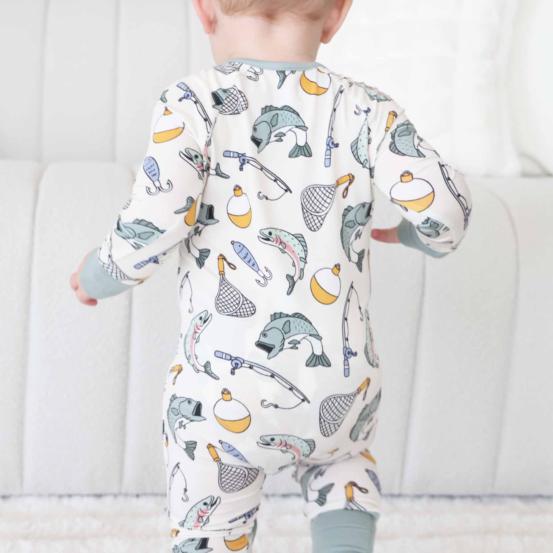 Catch of the Day Convertible Zip Romper