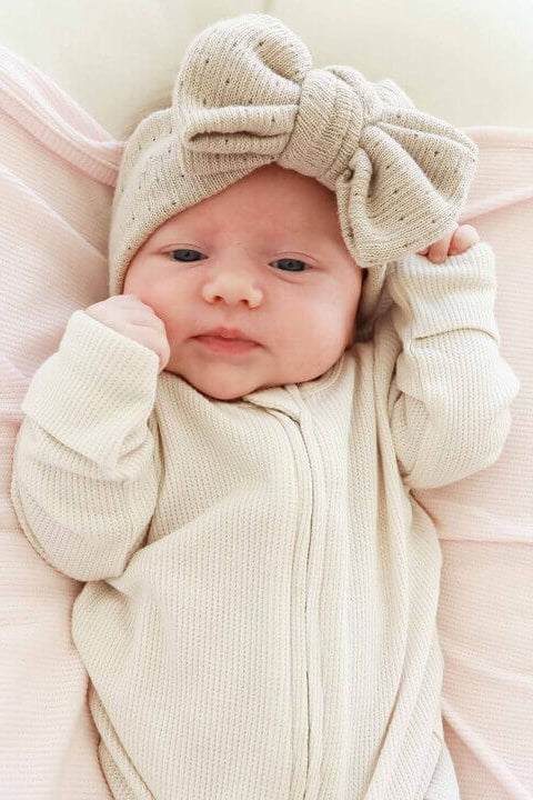 Large Knit Bow