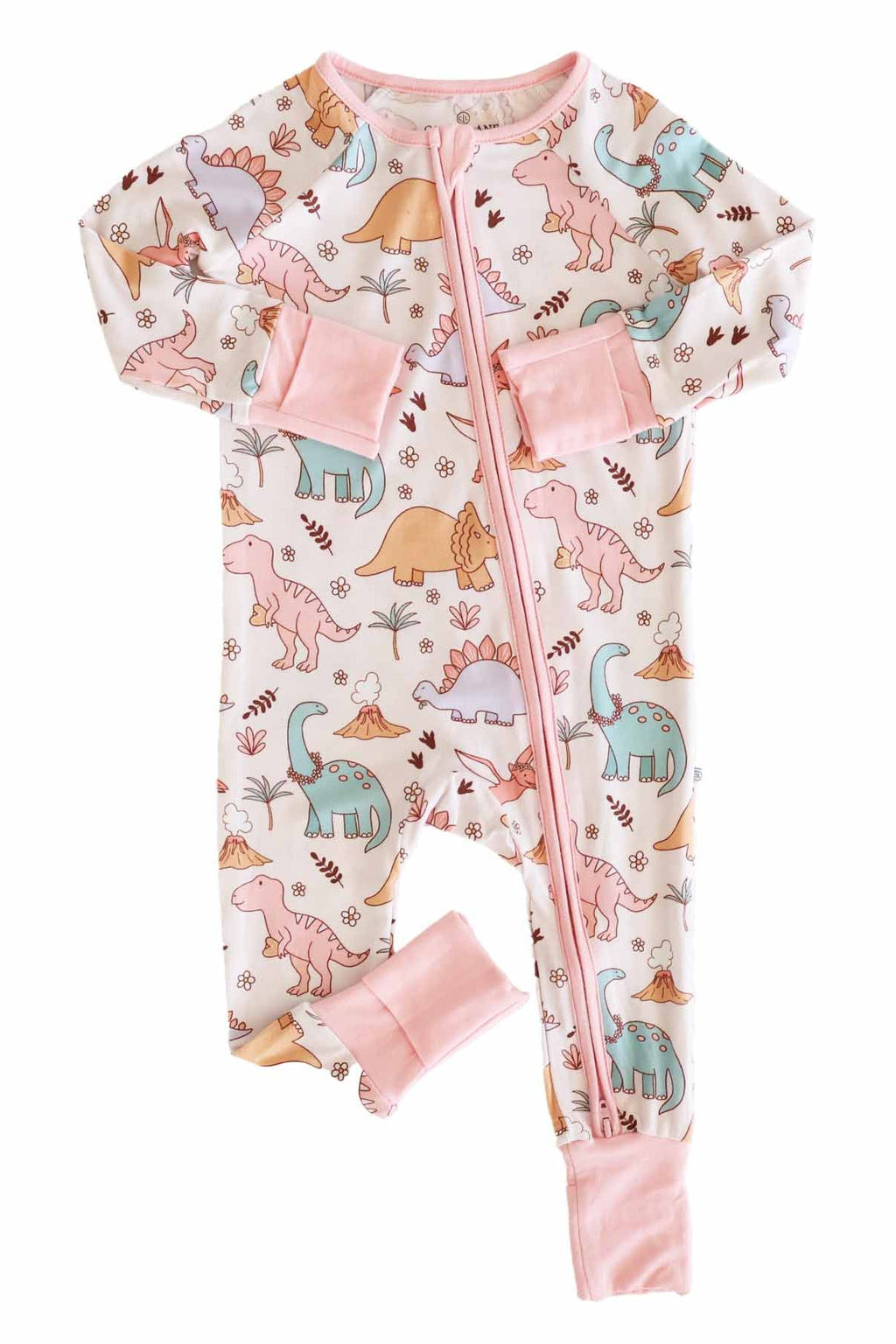 Dolly's Dinos Convertible Zip Romper