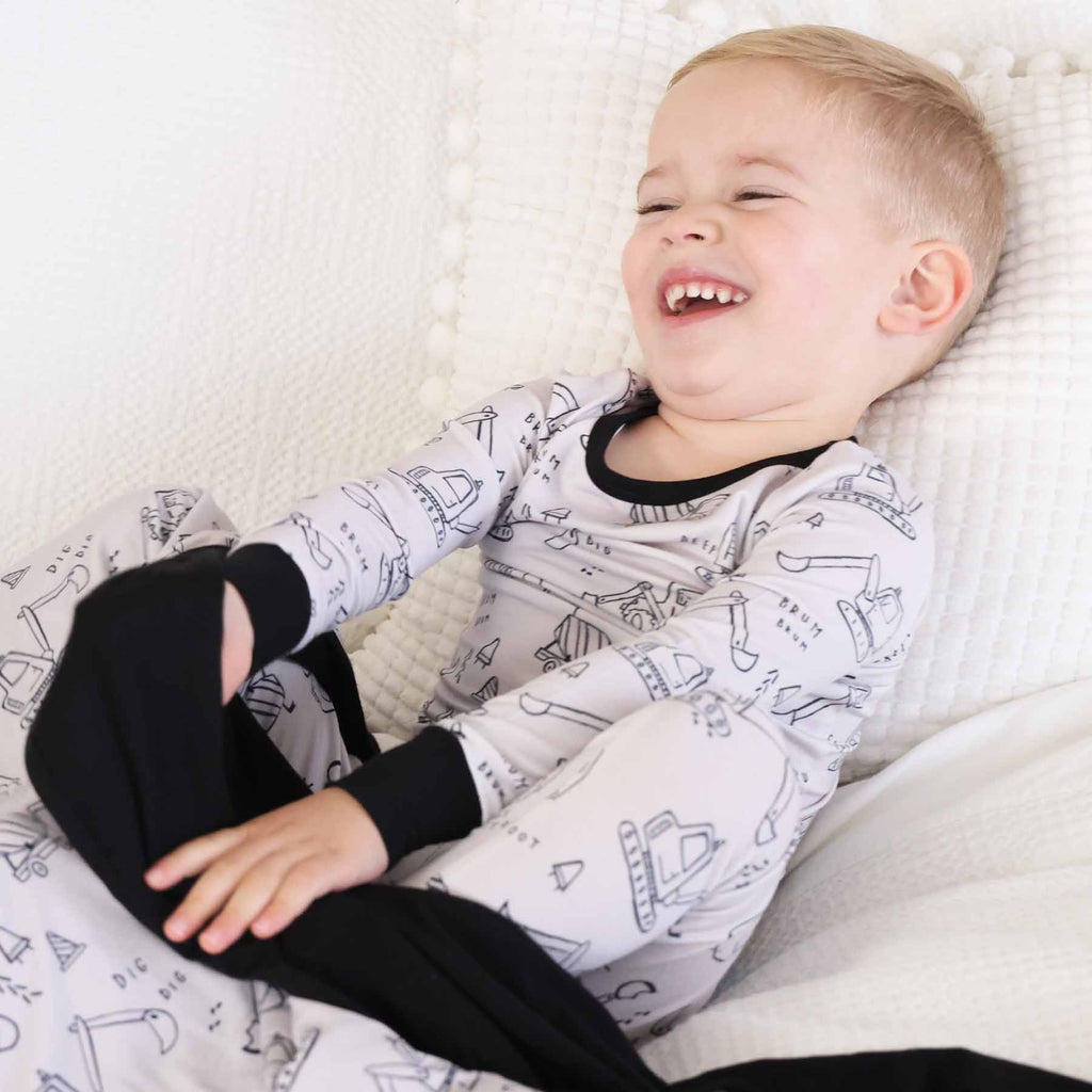 Doodle Dozers Two Piece Pajama Set