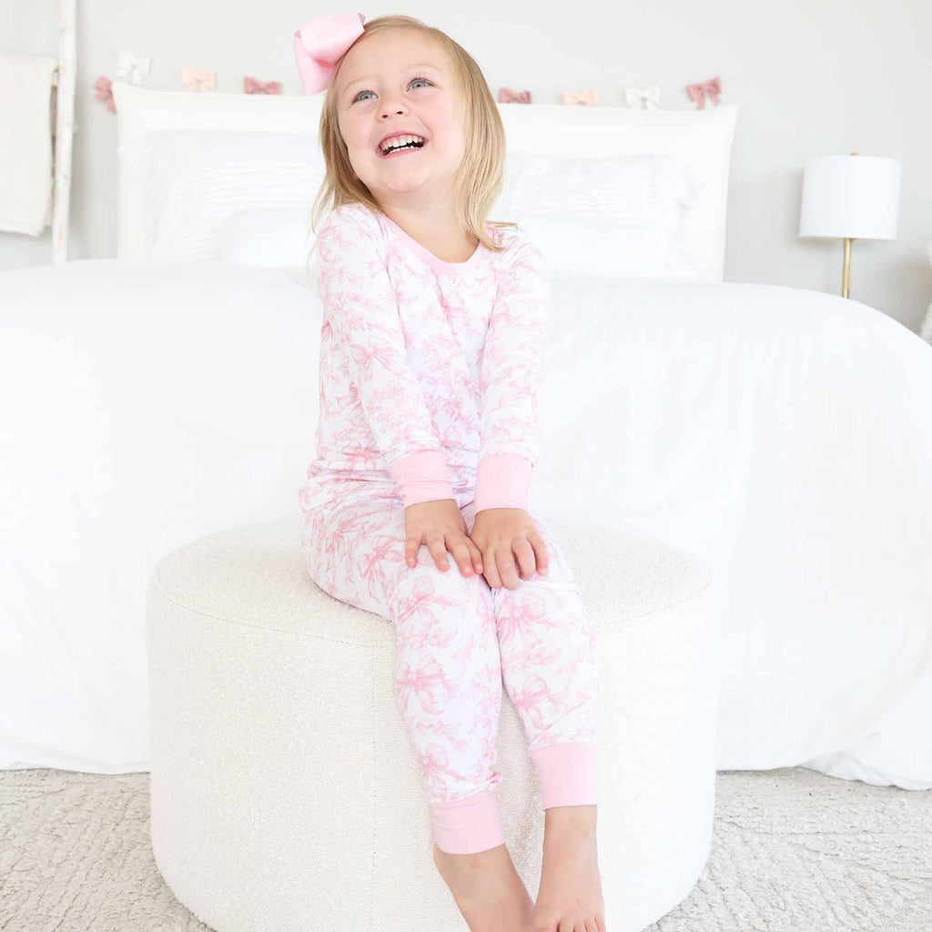 Fancy Frills Two Piece Pajama Set