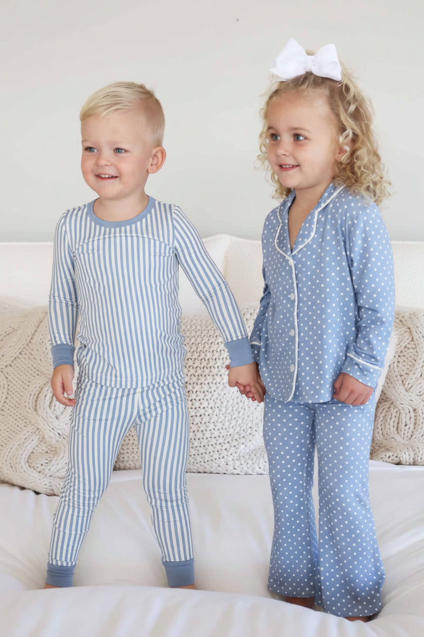 Snuggle Stripes Two Piece Pajama Set