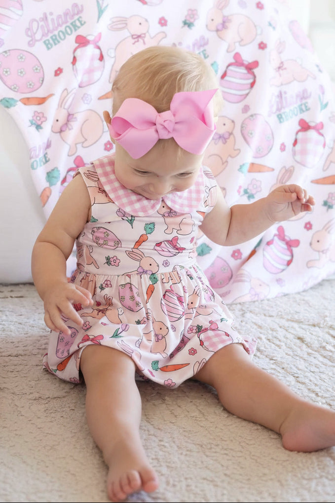 Ribbon Bow Headband | Blushing Pink