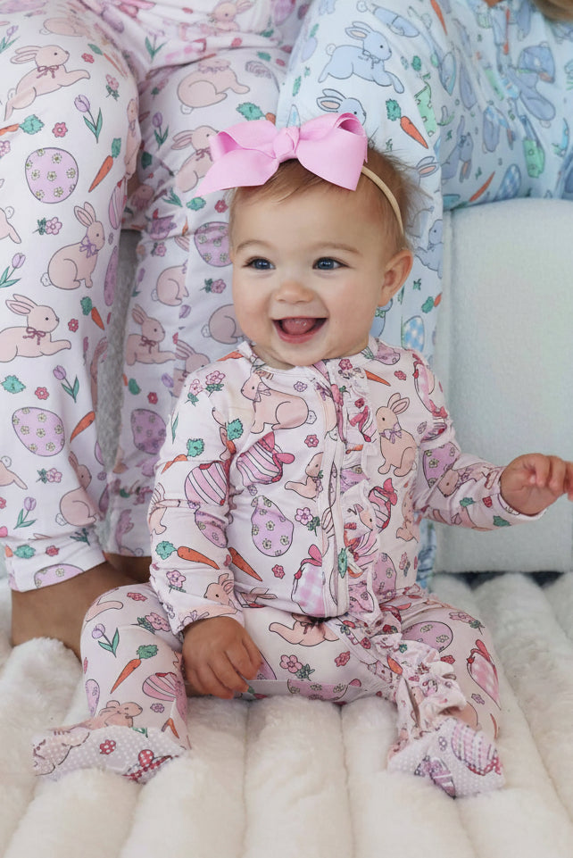 Ribbon Bow Headband | Blushing Pink