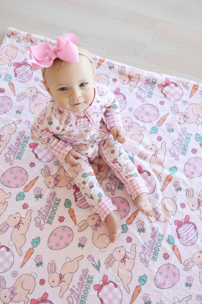 Ribbon Bow Headband | Blushing Pink
