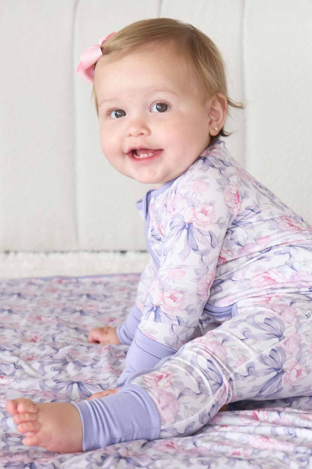 Leighton's Lavender Convertible Zip Romper