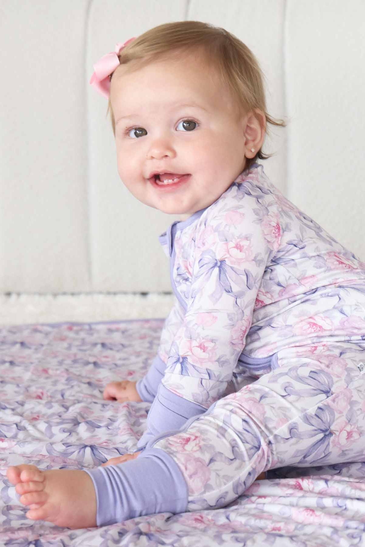 Leighton's Lavender Convertible Zip Romper