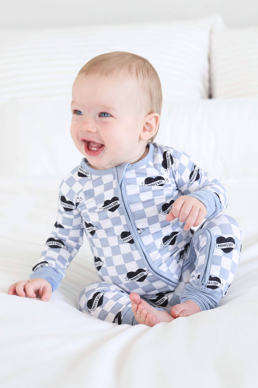 Mama's Boy Convertible Zip Romper