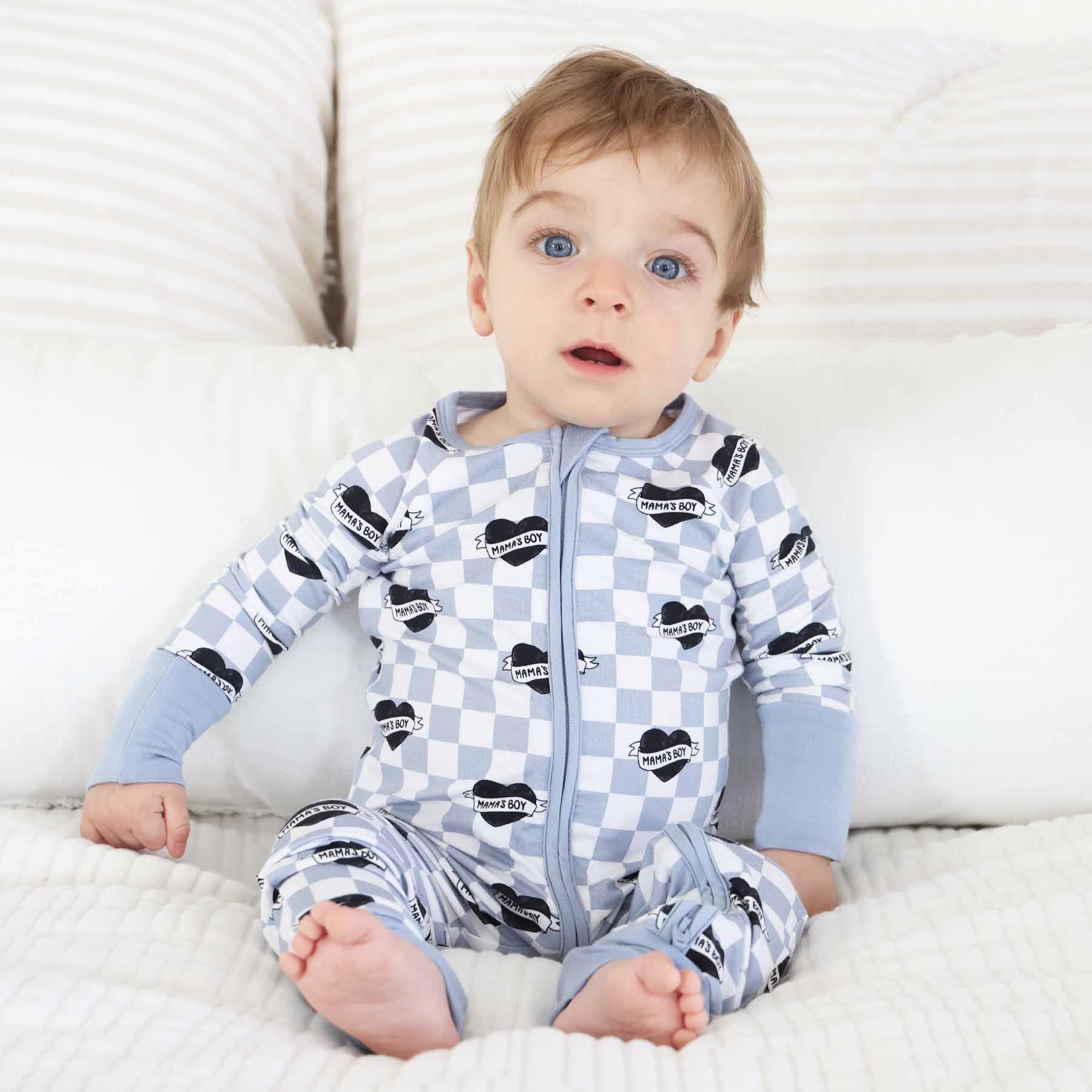 Mama's Boy Convertible Zip Romper