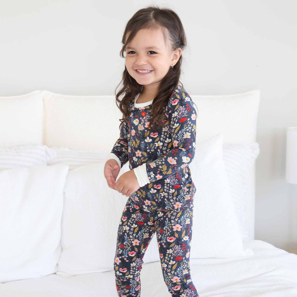 Midnight Meadow Two Piece Pajama Set