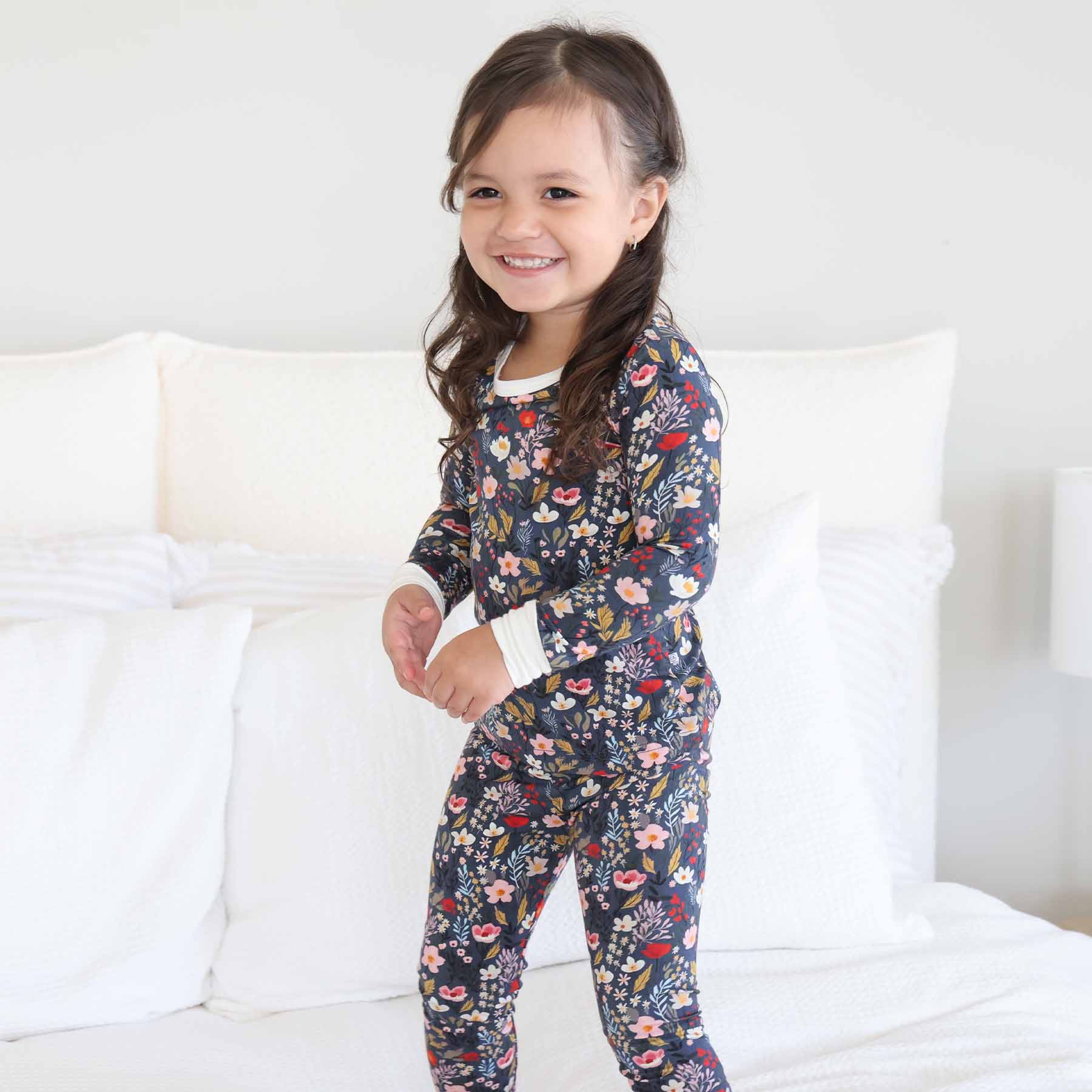 Midnight Meadow Two Piece Pajama Set