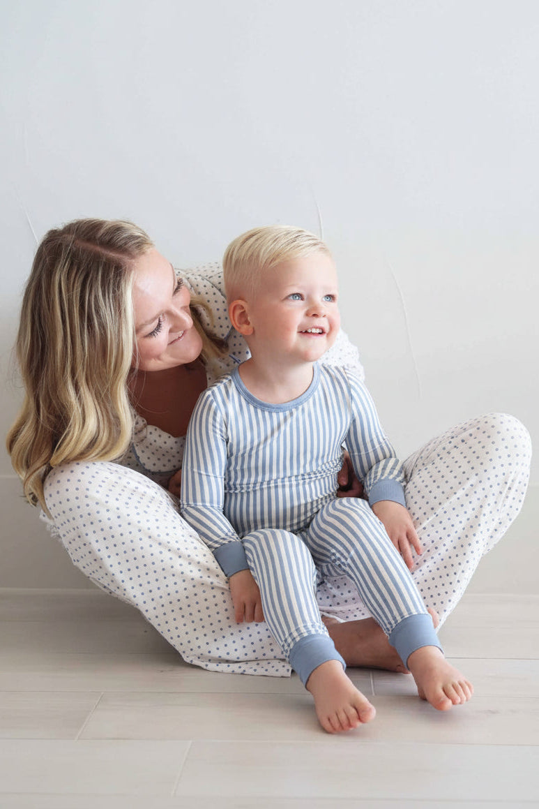 Snuggle Stripes Two Piece Pajama Set