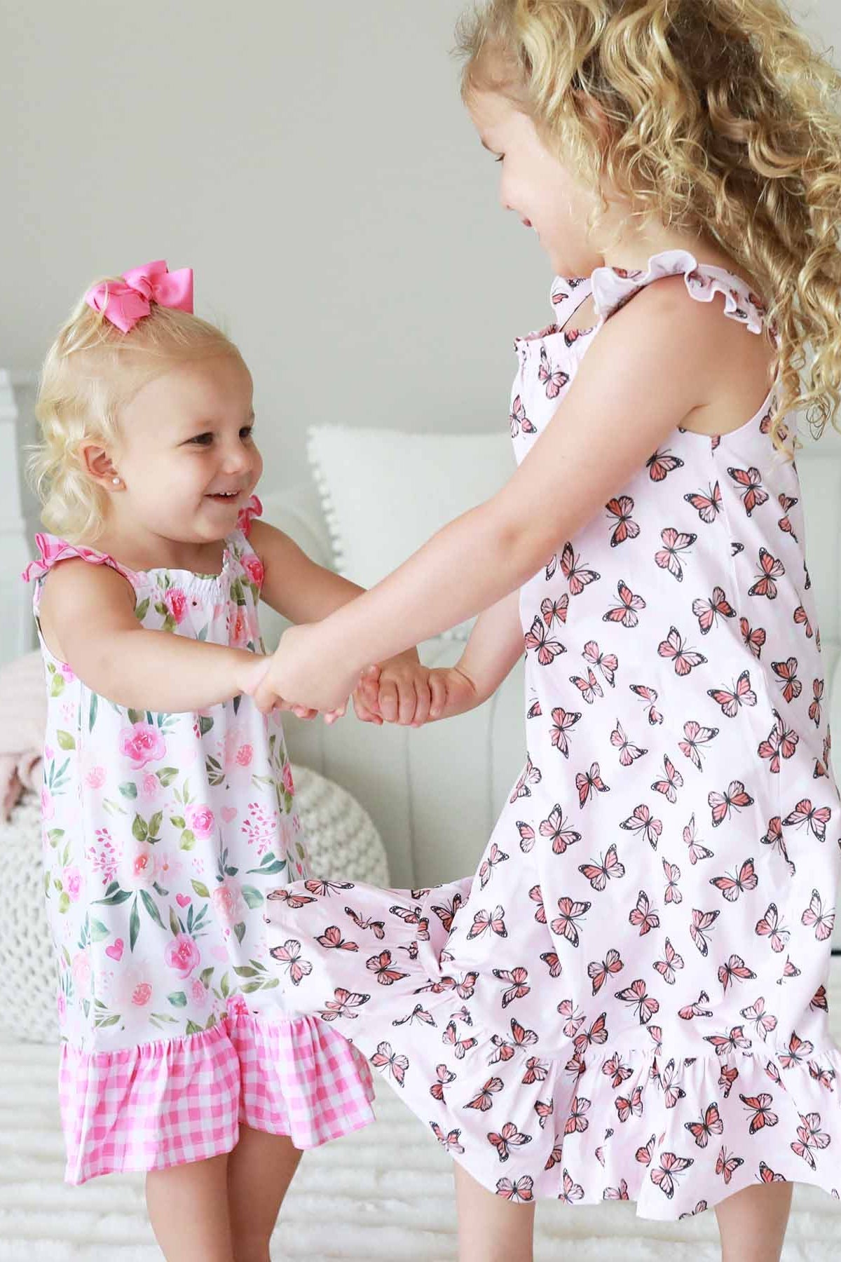 Full Length Ruffle Nightgown | Butterfly Dreams