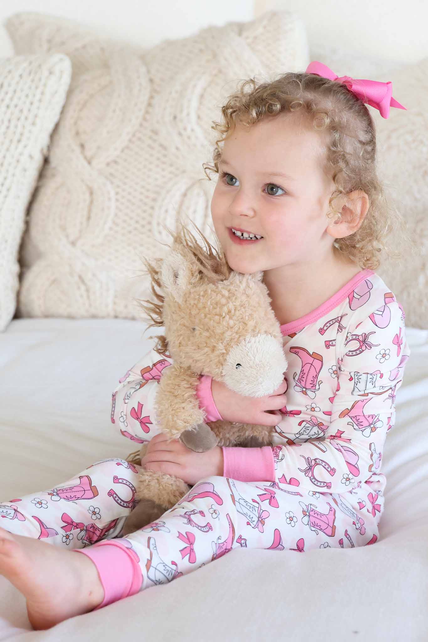 Rodeo Dreams Two Piece Pajama Set | Pink