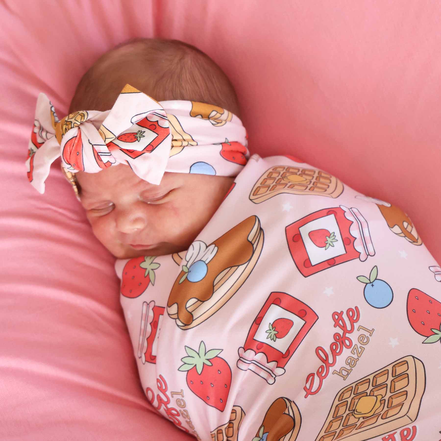 Sweet Stacks Knit Large Bow Headwrap | Pink
